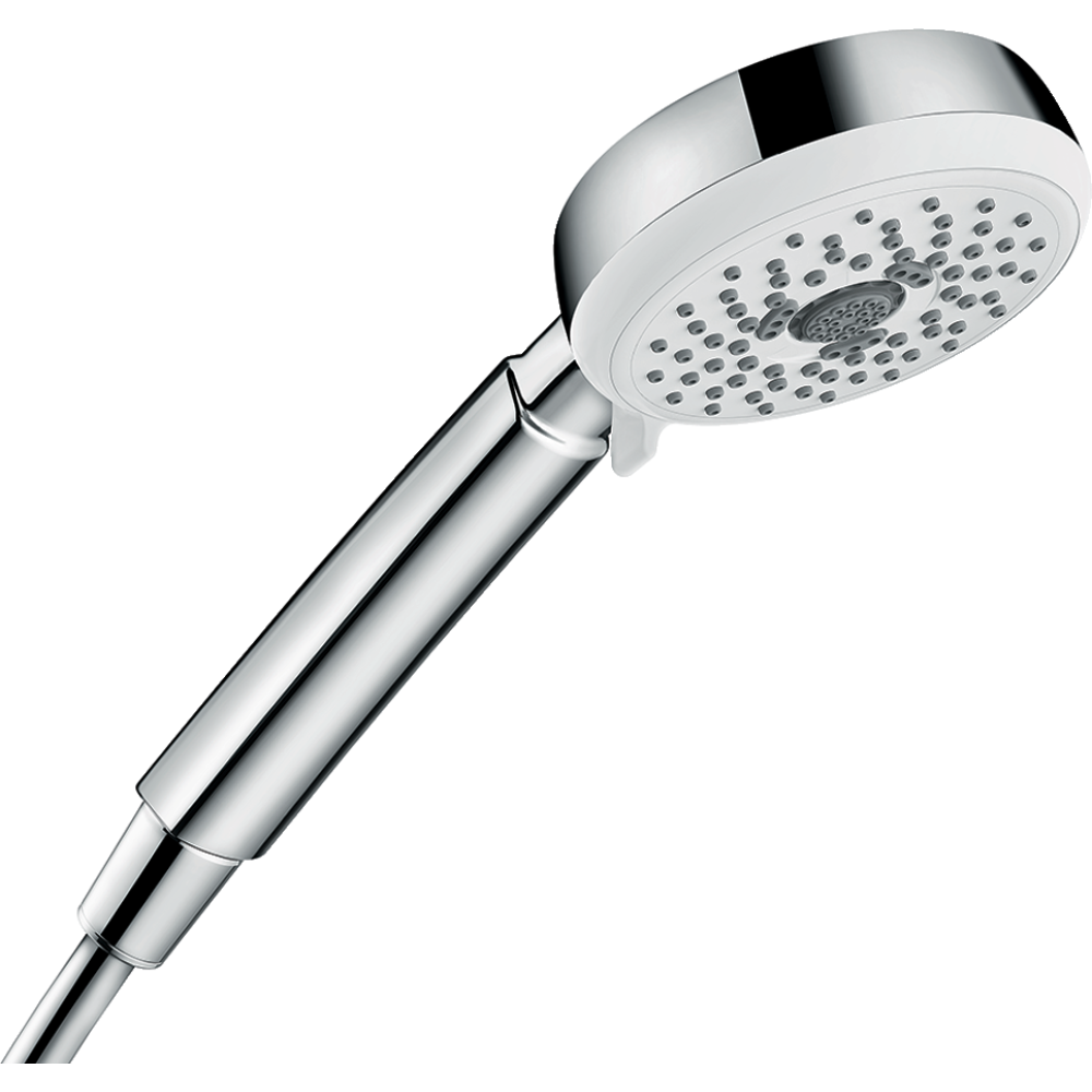 Ручной душ hansgrohe Crometta 100 3jet Multi 26823400, белый/хром