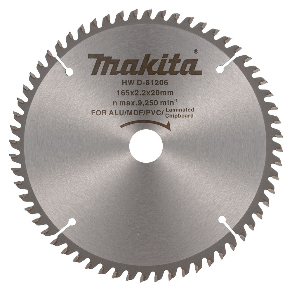 Диск пильный Makita STANDARD, 165х20х2.2 мм, 1 шт. (D-81206)