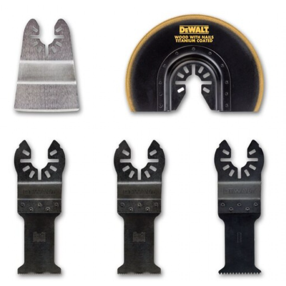 Набор насадок для мультитула DeWALT DT20715, 5 шт.