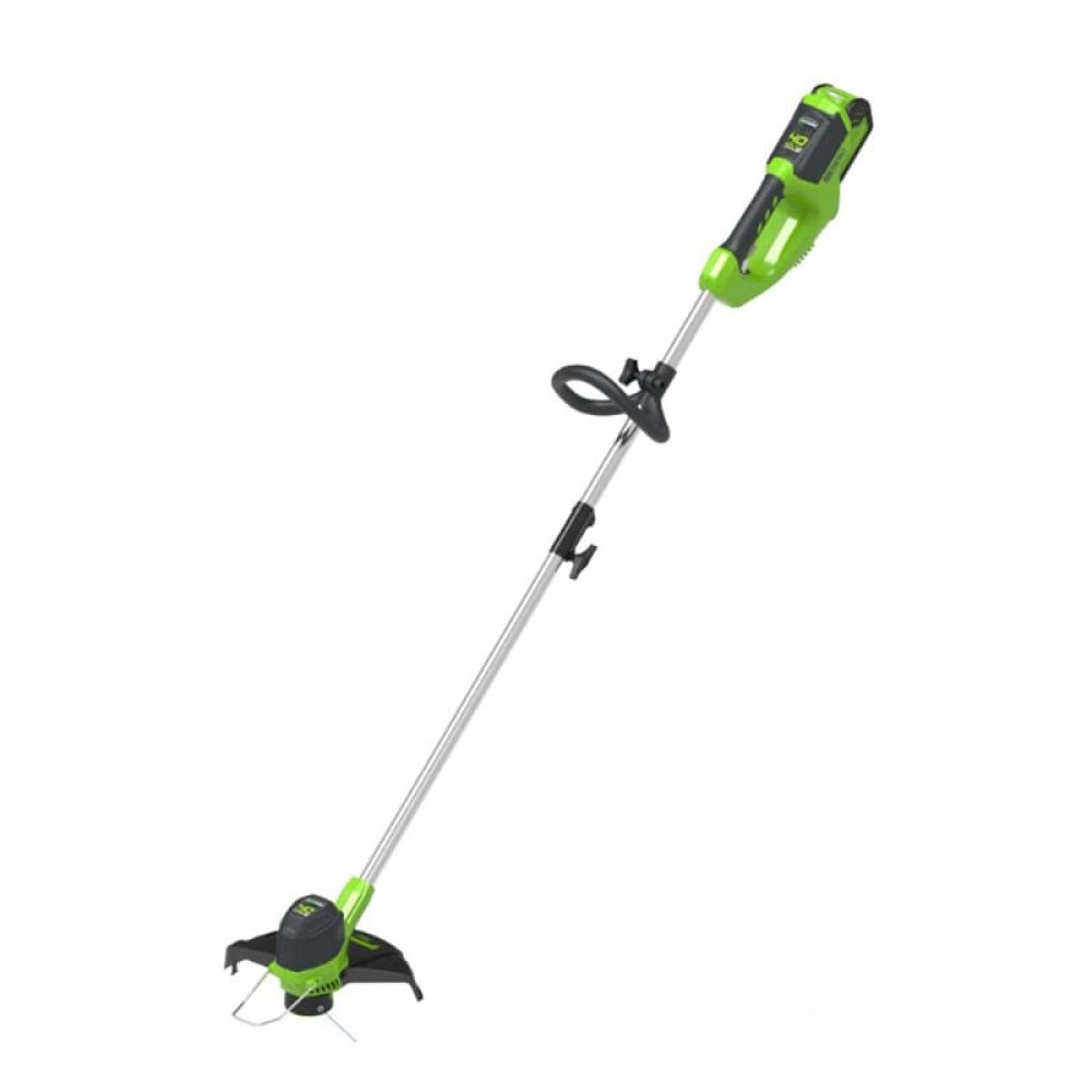 Триммер аккумуляторный Greenworks, 40V, 30 см, с 1хАКБ 2 Ач и ЗУ, 2101507UA