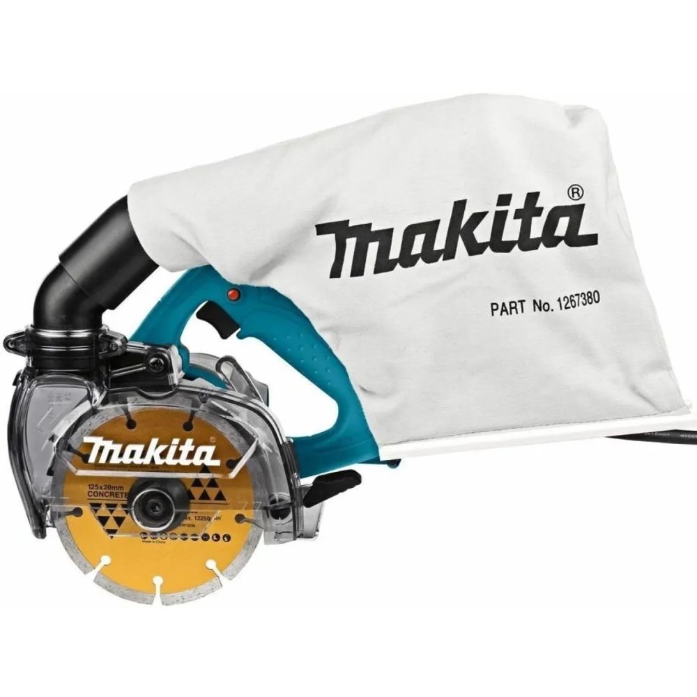 Отрезная пила Makita 4100KB, 1400 Вт, 125 мм, 12200 об/мин