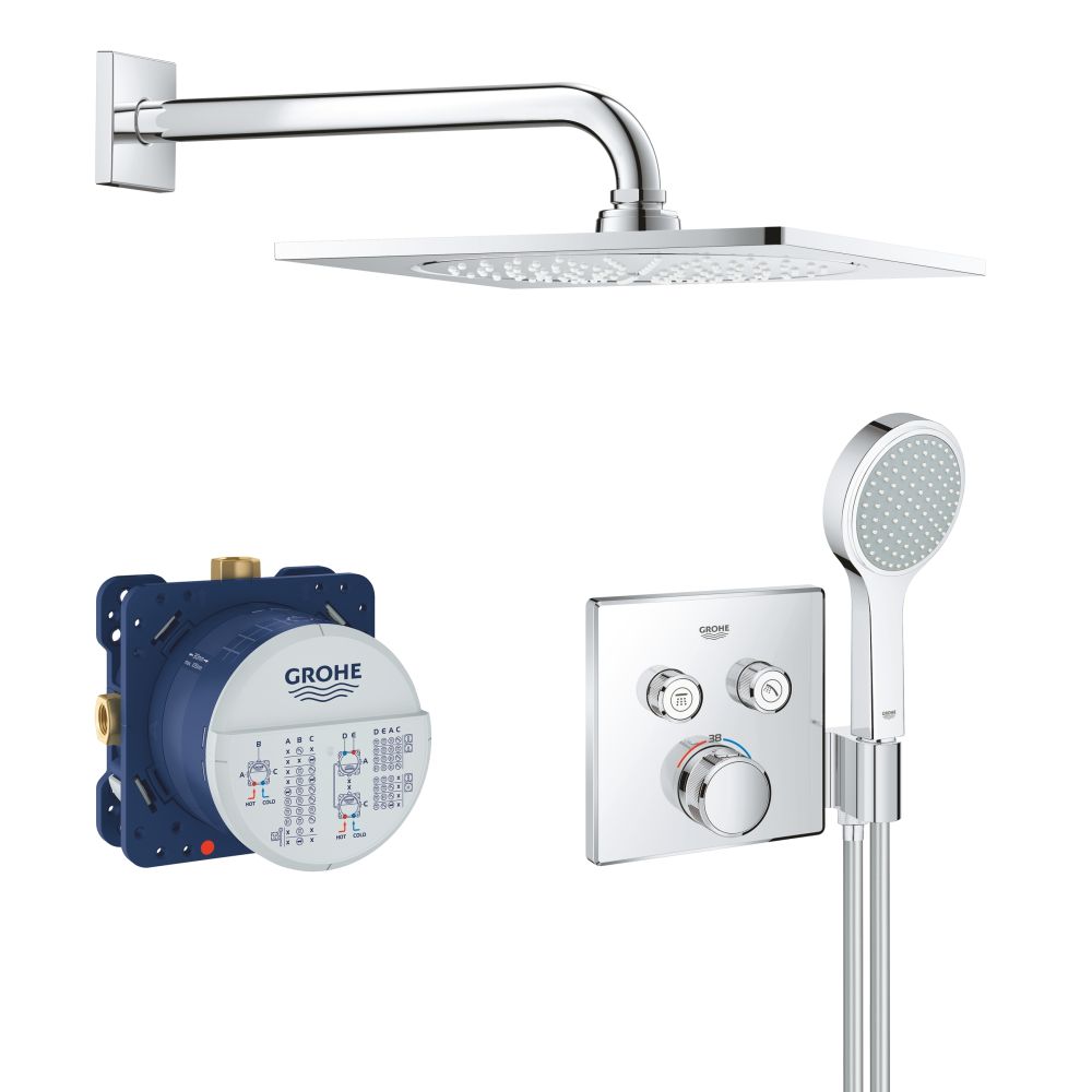 Набор для комплектации душа GROHE Grohtherm SmartControl, хром (34742000)