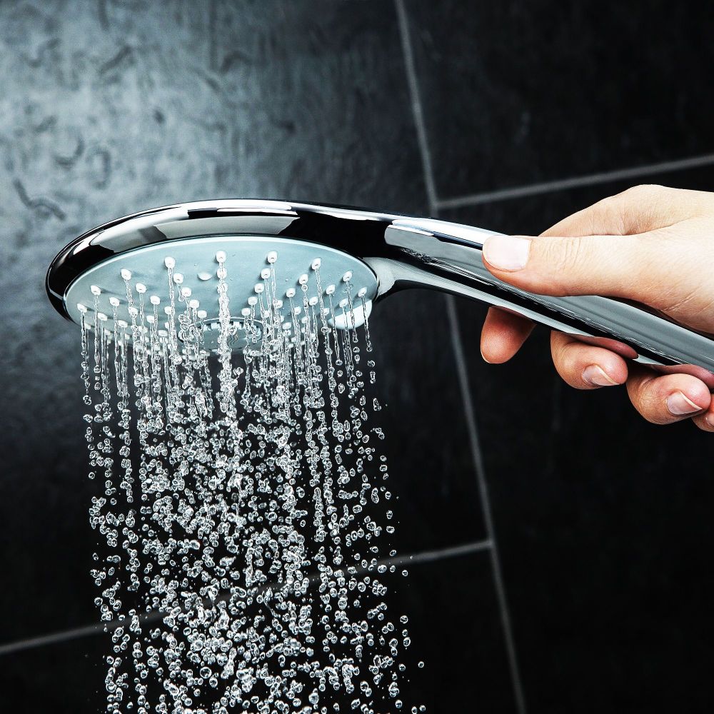 Душевой гарнитур GROHE Euphoria 110 Massage с мыльницей, 3 режима струи, душевая штанга 600 мм, 9,5 л/мин, хром (27243001)