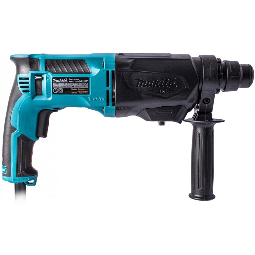 Перфоратор Makita M8701B, 800 Вт, 2.3 Дж, 4500 уд/мин, в кейсе