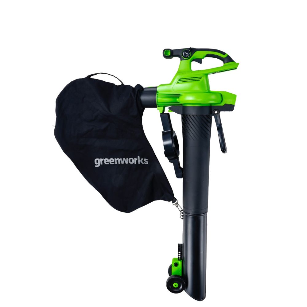 Воздуходув-пылесос Greenworks GD40BVII 40V, без АКБ и ЗУ, 2406907