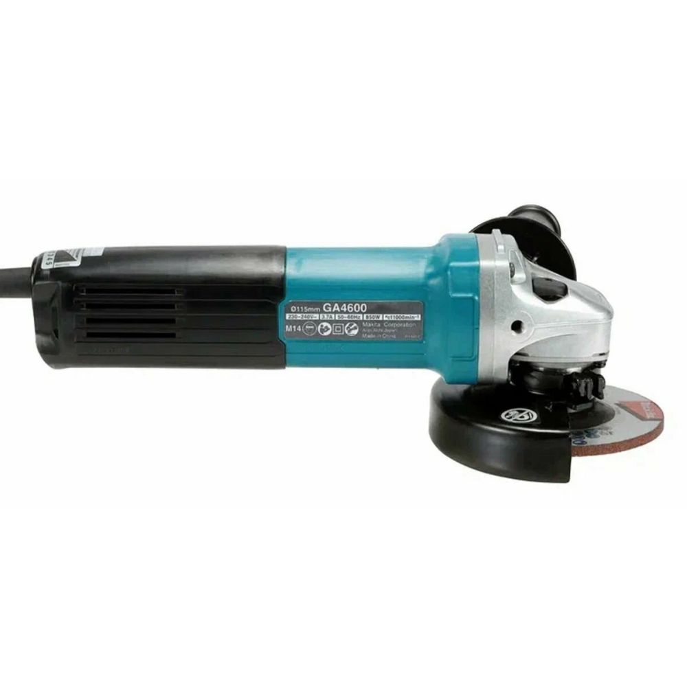 Угловая шлифмашина Makita GA4600, 850 Вт, 115 мм, 11000 об/мин