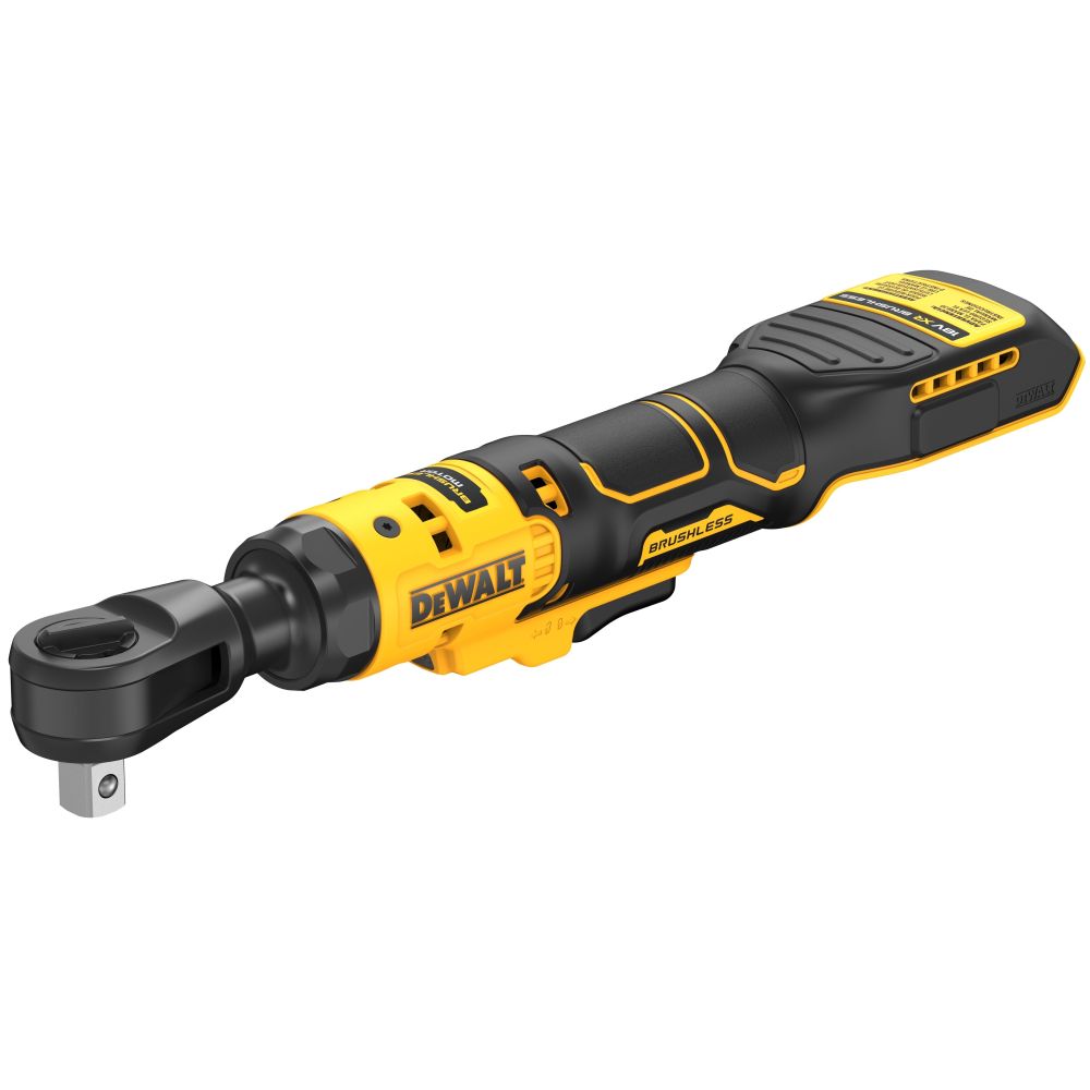 Аккумуляторный угловой гайковерт DEWALT DCF512P1, с трещоткой, 18 В, 95 Нм, 250 об/мин, с АКБ 5 Ач и ЗУ (DCF512P1N-XJ)