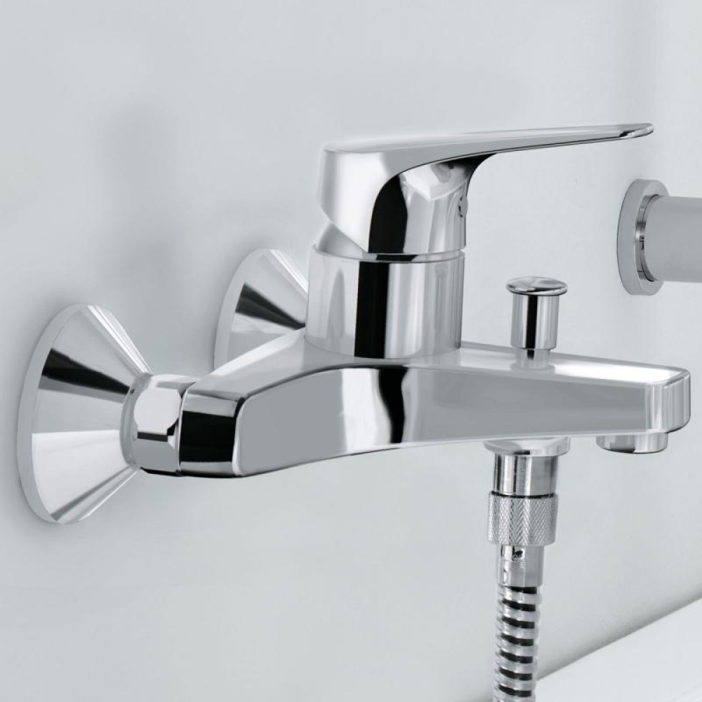 Смеситель для ванны GROHE BauFlow, хром (23601000)