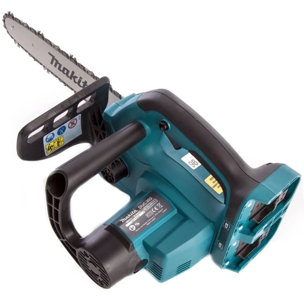 Аккумуляторная цепная пила Makita DUC302RF2, 2x18 В, 30 см, с 2 АКБ 3 Ач и ЗУ