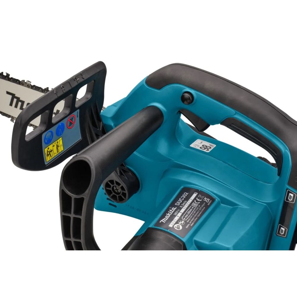 Аккумуляторная цепная пила Makita DUC302RF2, 2x18 В, 30 см, с 2 АКБ 3 Ач и ЗУ
