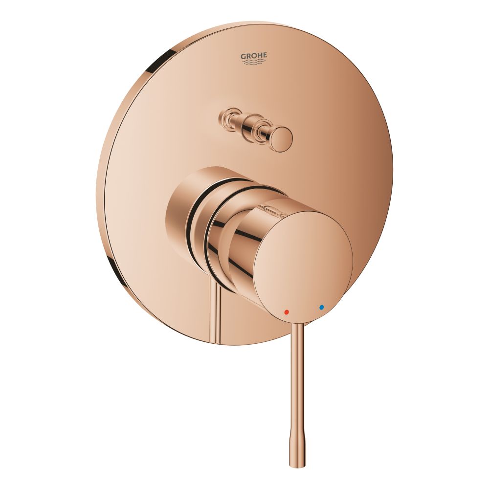 Внешняя часть смесителя для ванны GROHE Essence на 2 потребителя, теплый закат глянец (24058DA1)