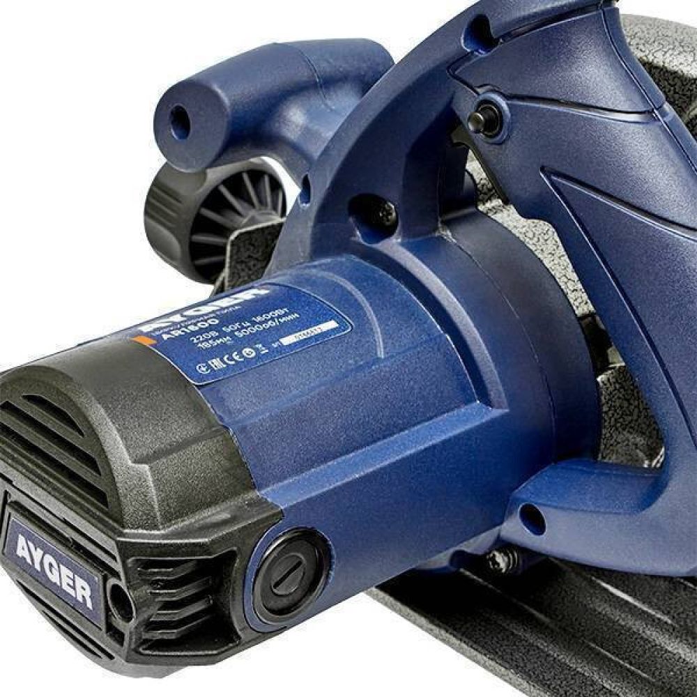 Дисковая пила AYGER, 1600 Вт, 185 мм, 5000 об/мин, AR1600