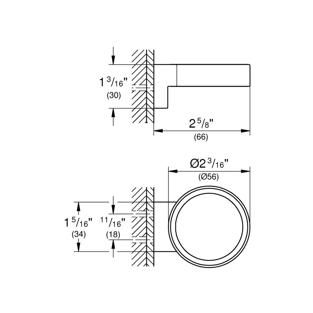 Держатель GROHE Selection, темный графит матовый (41027AL0)