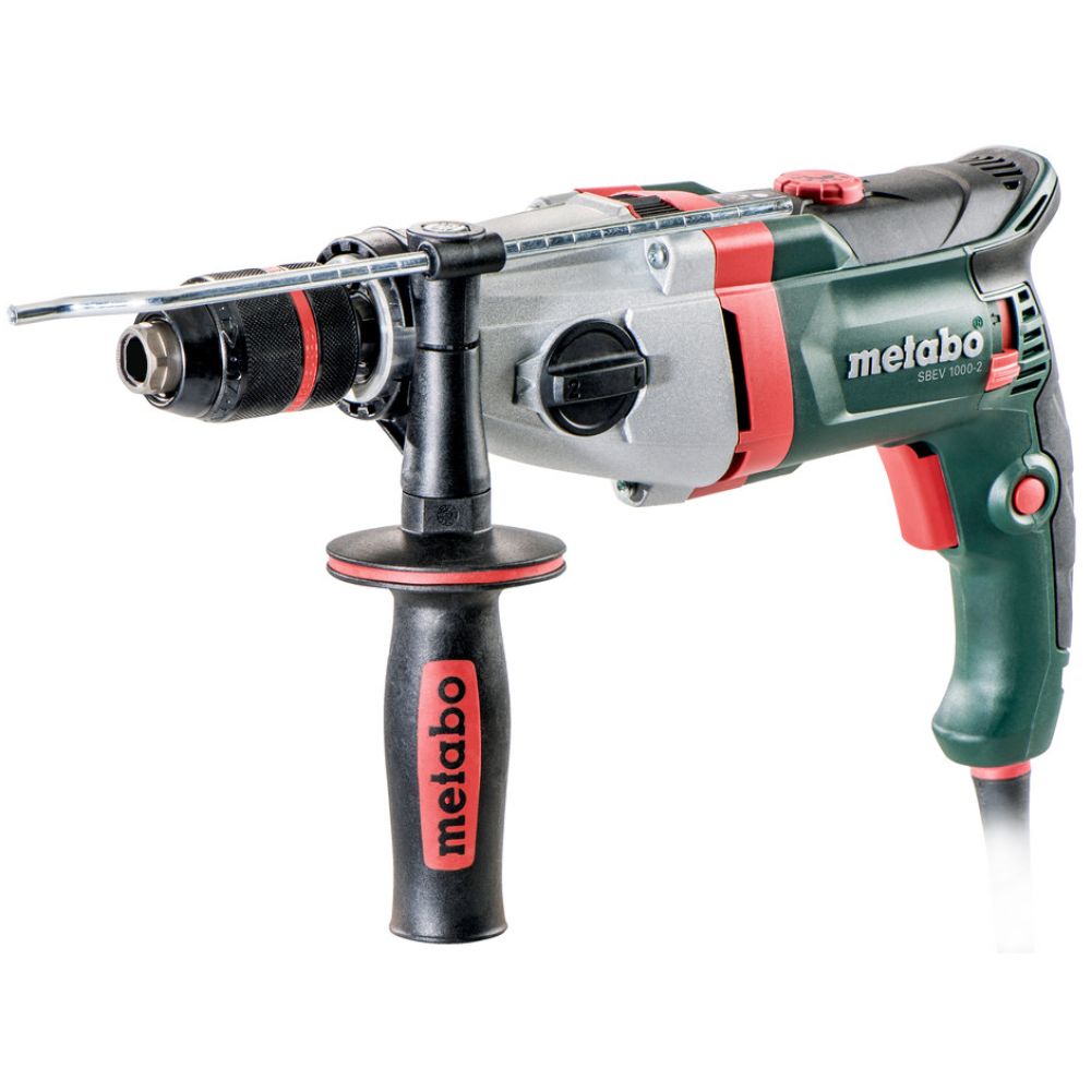 Ударная дрель Metabo SBEV 1000-2, 1010 Вт, 2800 об/мин, 53200 уд/мин, в кейсе metaBOX (600783500)