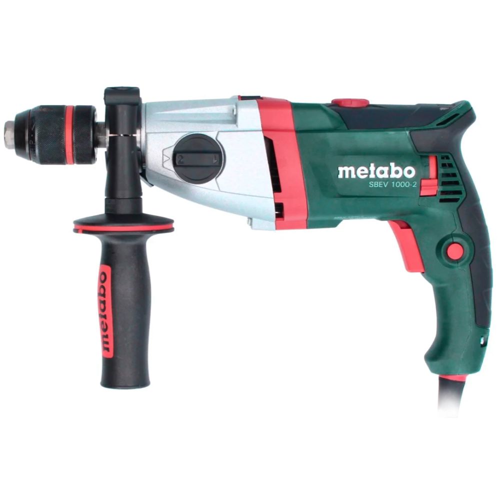 Ударная дрель Metabo SBEV 1000-2, 1010 Вт, 2800 об/мин, 53200 уд/мин, в кейсе metaBOX (600783500)