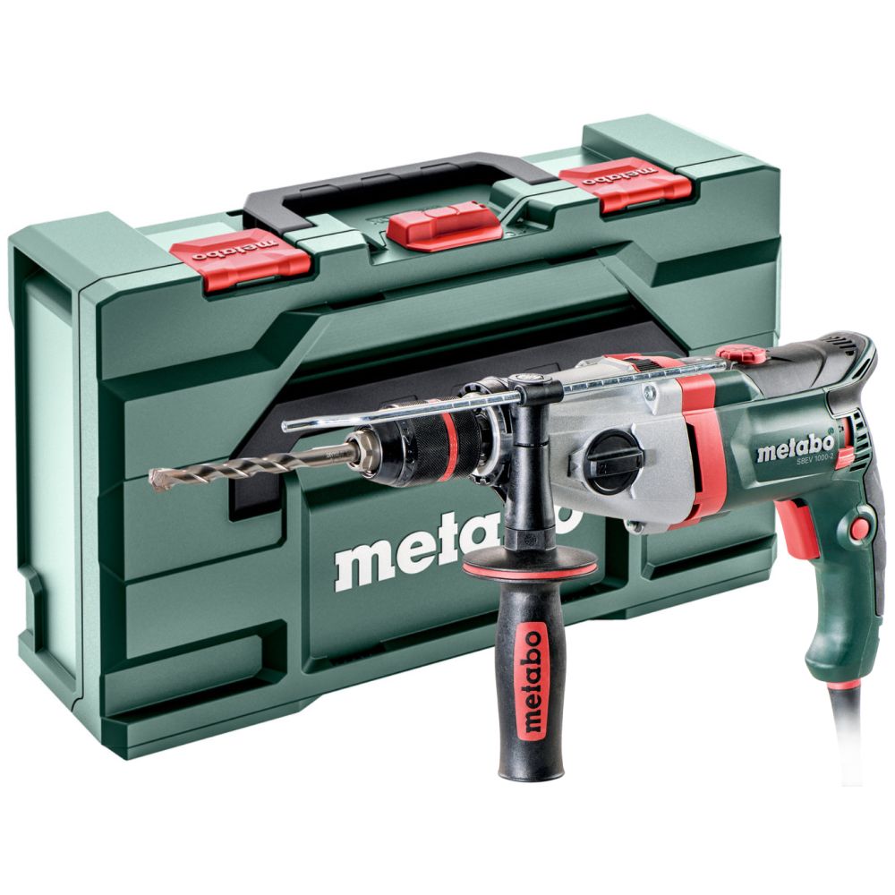 Ударная дрель Metabo SBEV 1000-2, 1010 Вт, 2800 об/мин, 53200 уд/мин, в кейсе metaBOX (600783500)
