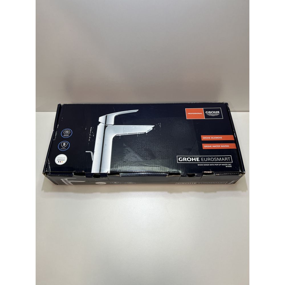 Смеситель для раковины GROHE Eurosmart, M-size, черный (233222433/U), уценненый товар