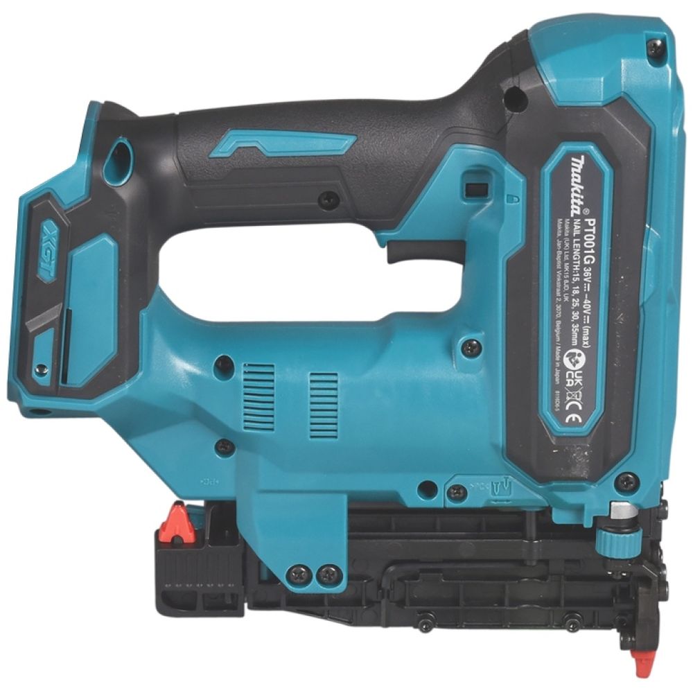 Аккумуляторный штифтозабивной пистолет Makita PT001GZ, 40 В, без АКБ и ЗУ