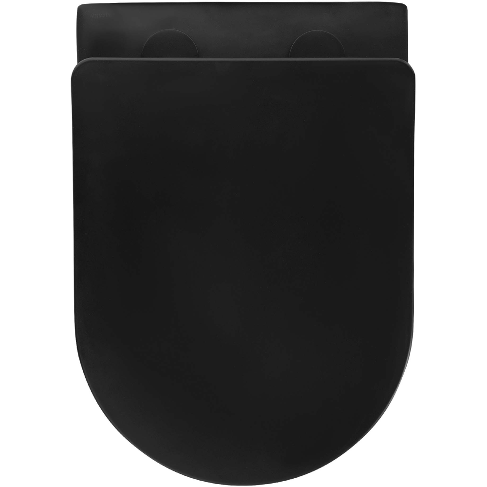 Унитаз Aquatek ВЕГА подвесной с сиденьем с микролифтом, матовый черный AQ1905-MB