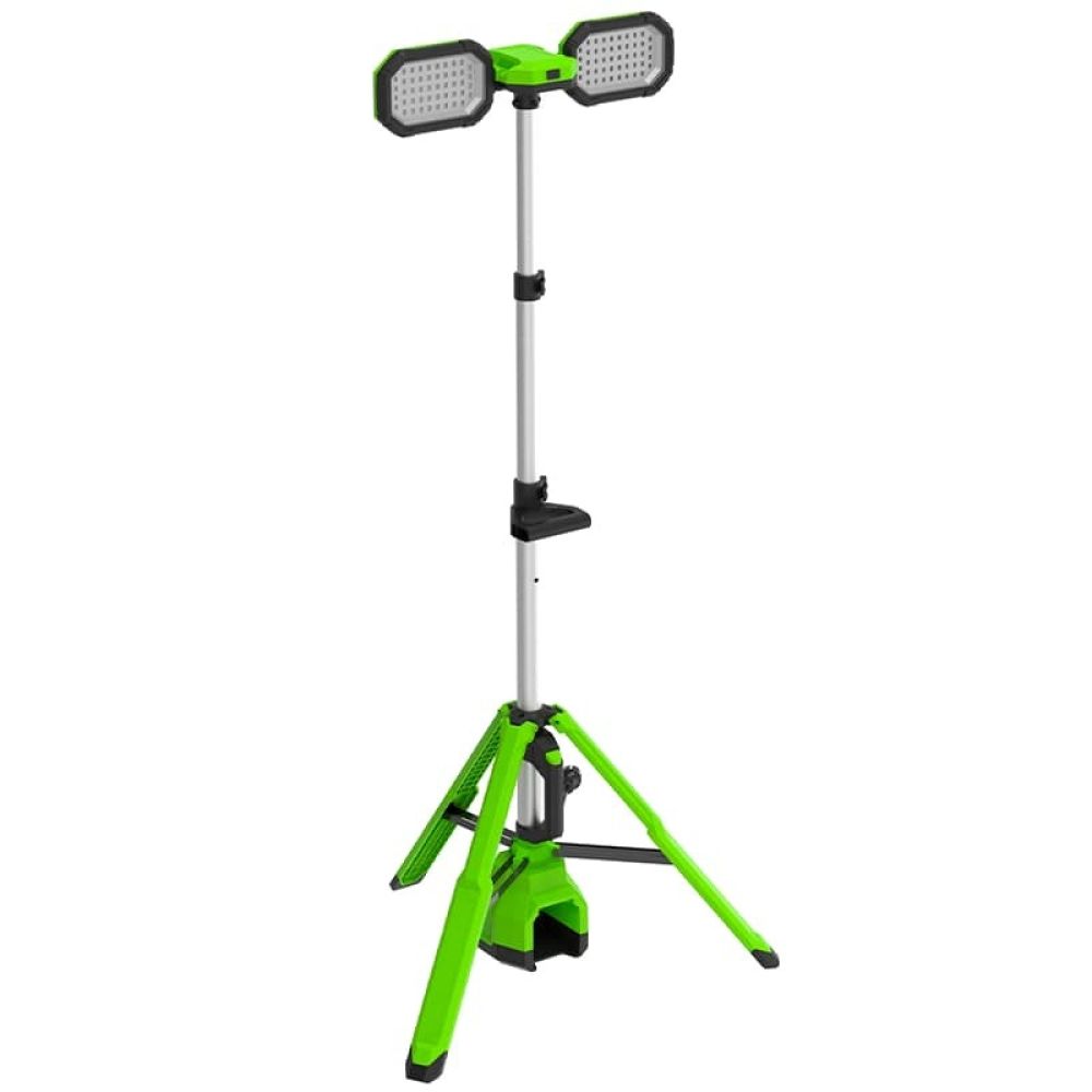 Аккумуляторная осветительная мачта Greenworks GPT-STL, с возможность работы от сети, 24 В, 3000 лм, без АКБ и ЗУ, 3503207