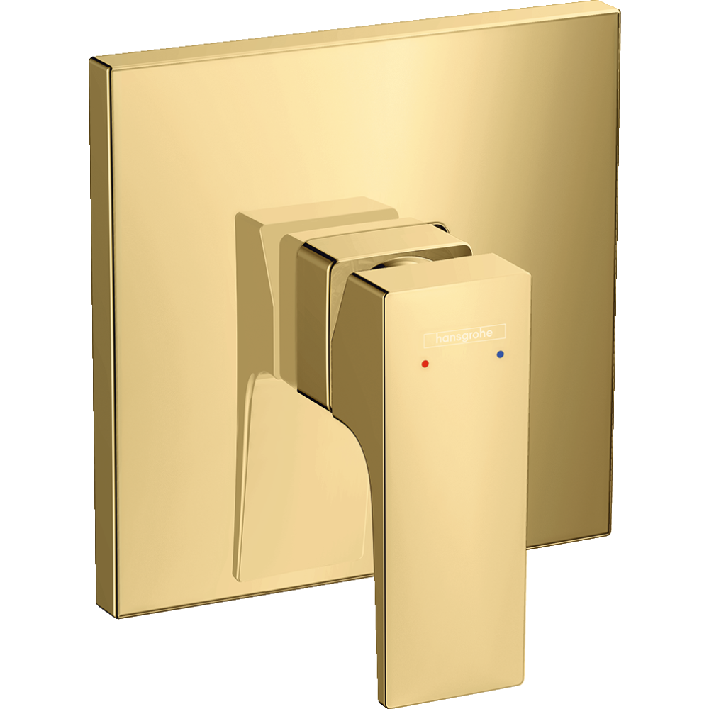 Внешняя часть смесителя для душа hansgrohe Metropol скрытого монтажа 32565990, полированное золото