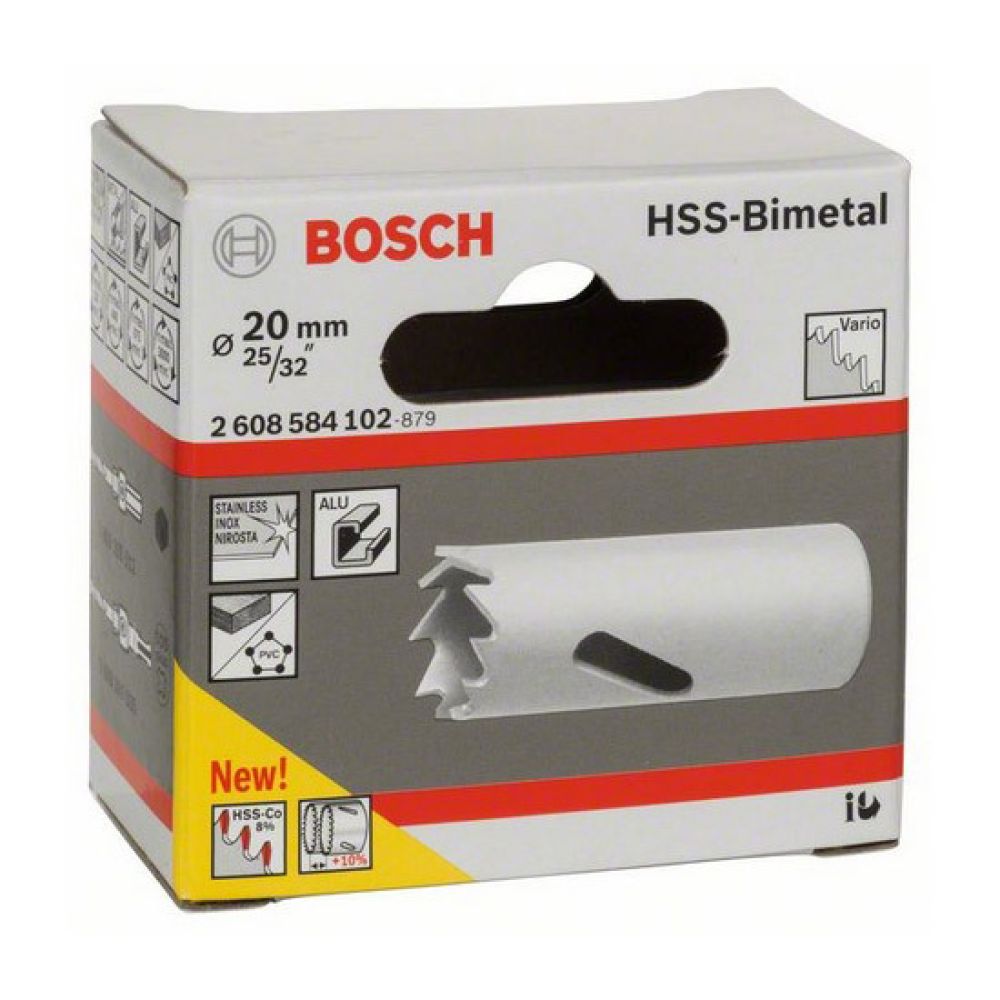 Коронка Bosch Standard 20 mm, биметалл (2608584102)
