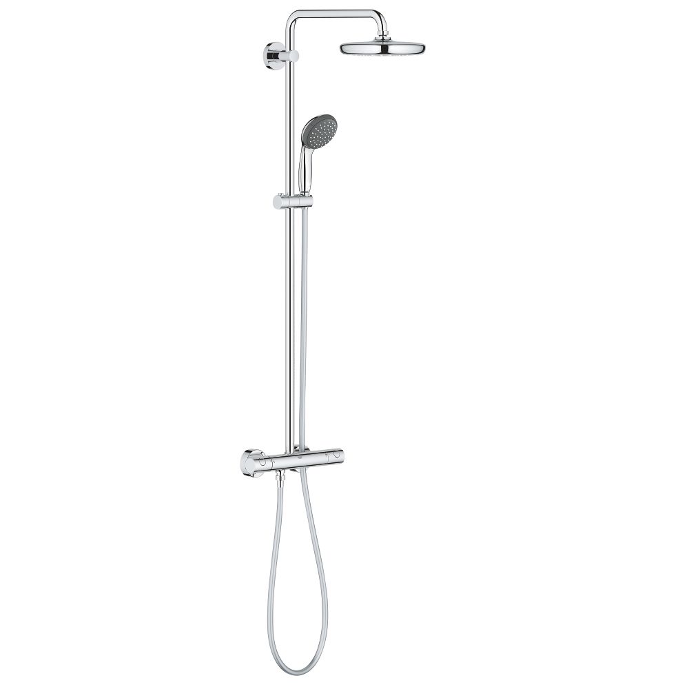 Душевая система GROHE Vitalio Start System 210 с термостатическим смесителем, хром (26538000)