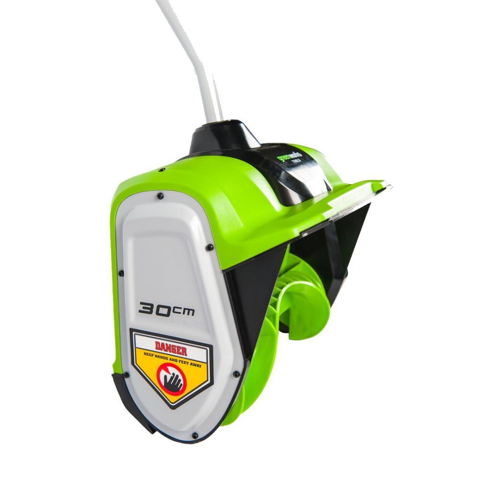 Снегоуборщик аккумуляторный Greenworks 40 В, 30 см (2600807)