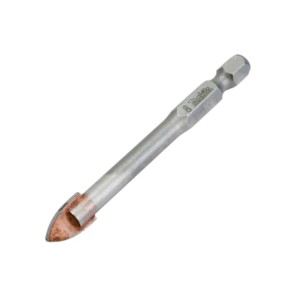 Сверло по стеклу/кафелю Makita 1/4", 8x70 мм (D-15970)