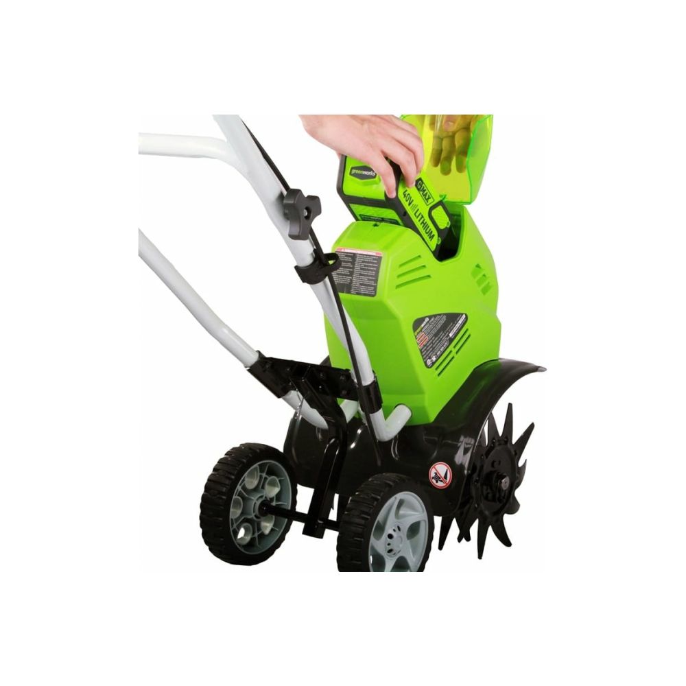 Аккумуляторный культиватор Greenworks, 40 В, 26 см, без АКБ и ЗУ, 27087