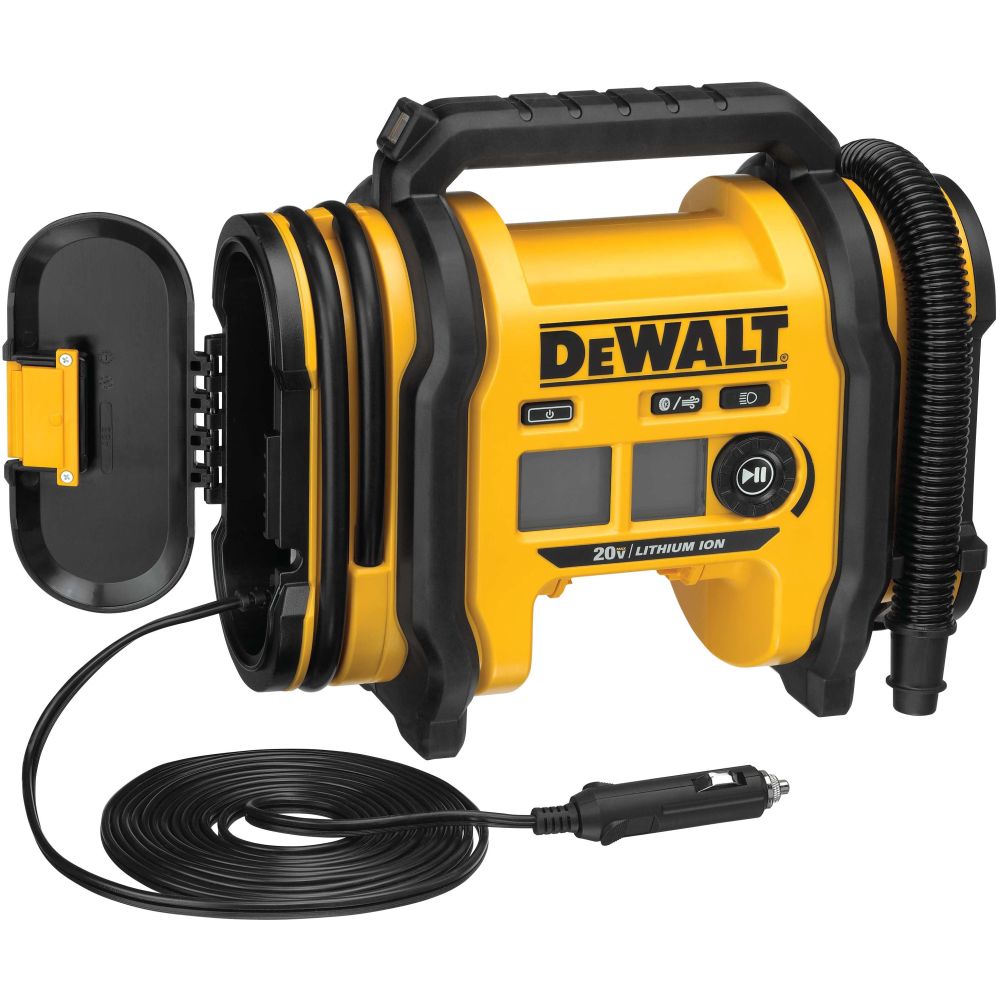 Аккумуляторный компрессор DEWALT DCC020IB, 20 В, 11 бар, 14.2 л/мин, без АКБ и ЗУ