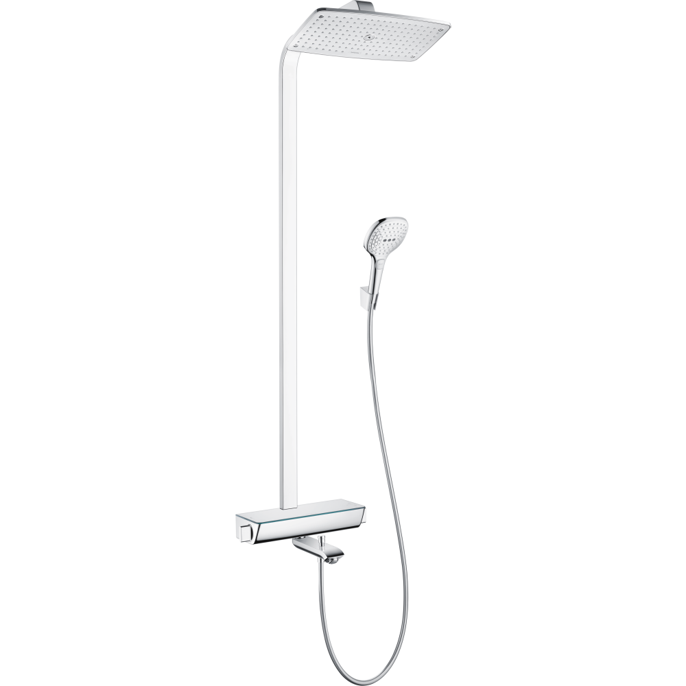 Душевая система hansgrohe Raindance E 360 1jet с термостатом для ванны 27113000, хром
