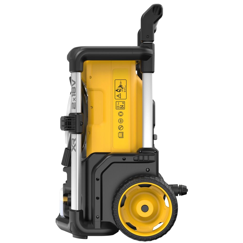 Аккумуляторный набор садовой техники DEWALT, 18 В: мойка высокого давления DCMPW1600 + воздуходувка DCMBL562, с 2 АКБ 5 Ач и ЗУ