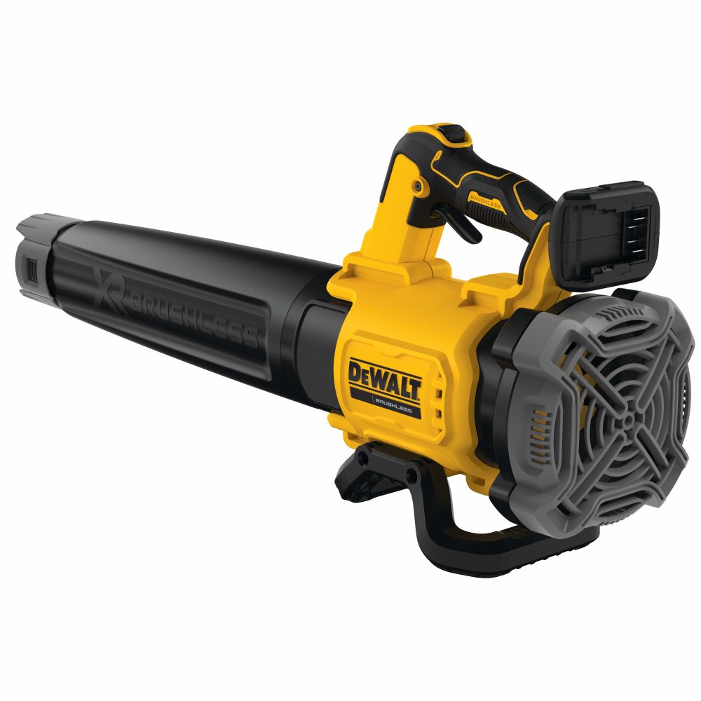 Аккумуляторный набор садовой техники DEWALT, 18 В: мойка высокого давления DCMPW1600 + воздуходувка DCMBL562, с 2 АКБ 5 Ач и ЗУ