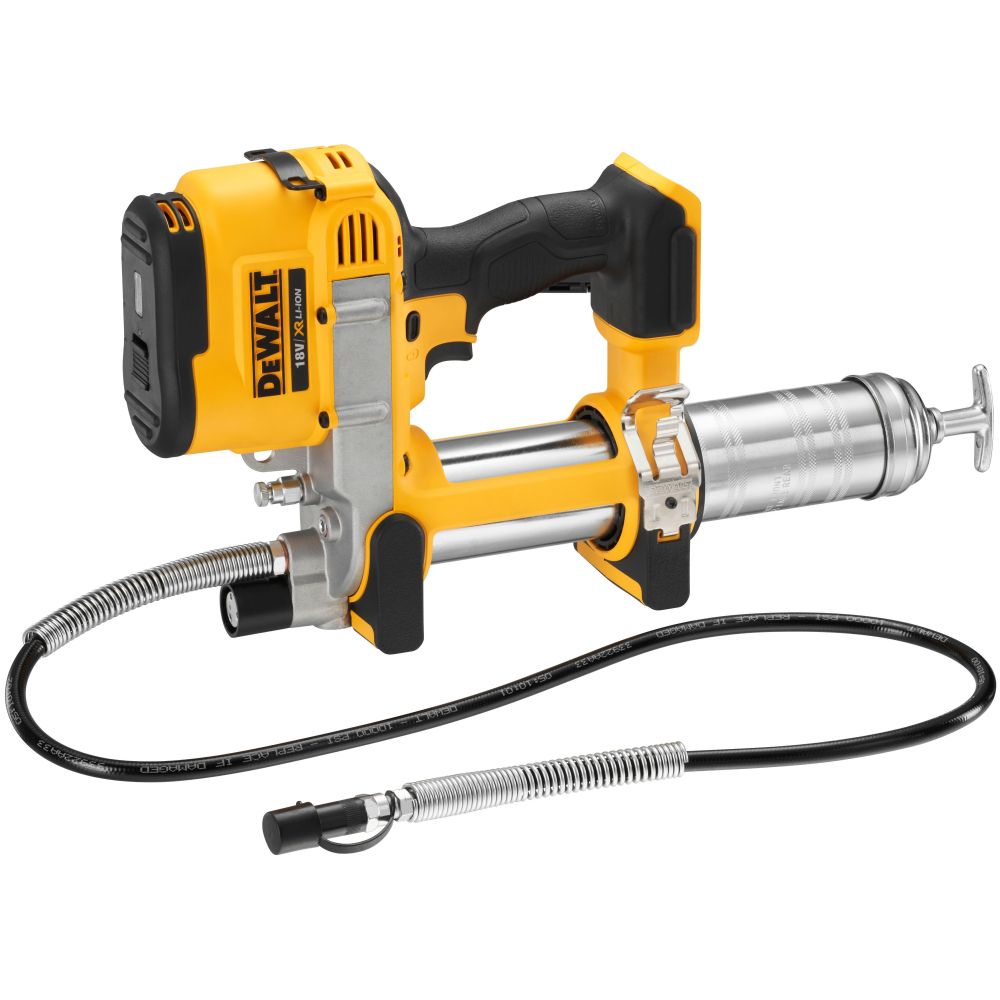 Аккумуляторный смазочный пистолет DEWALT DCGG571M1, 18 В, 690 бар, с АКБ 4 Ач и ЗУ, в кейсе