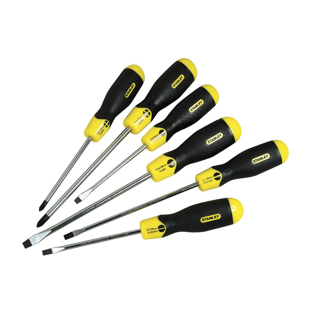 Набор из 6 отверток Cushion Grip STANLEY 0-65-007