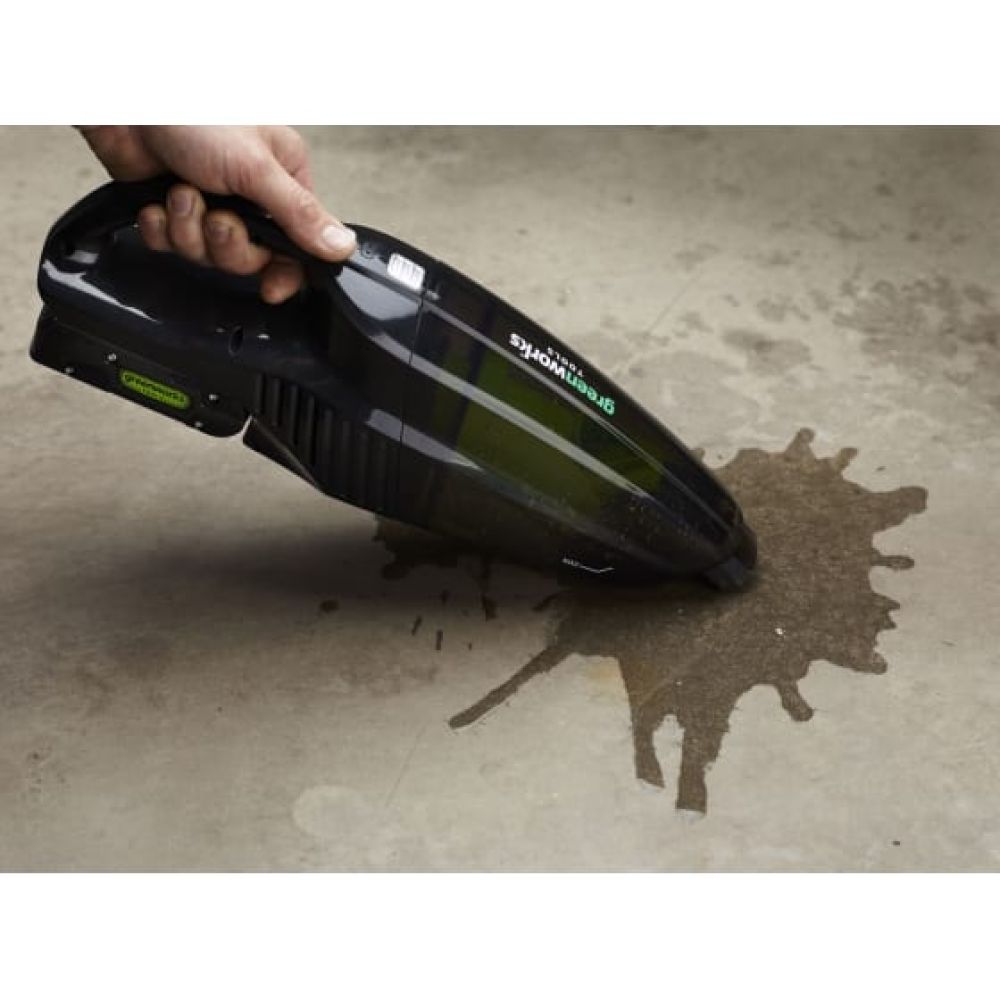 Пылесос ручной аккумуляторный Greenworks, 24V, без АКБ и ЗУ, 4700007