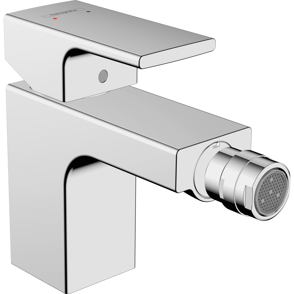 Смеситель для биде hansgrohe Vernis Shape со сливным гарнитуром 71211000, хром