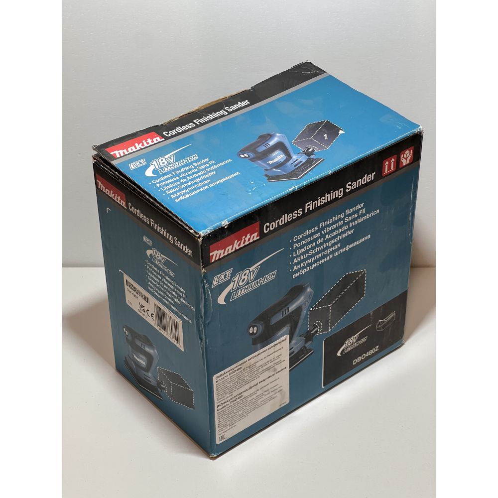 Аккумуляторная шлифовальная машина Makita DBO480Z, 18 В, 102х112 мм, 14000 об/мин, без АКБ и ЗУ (УЦЕНЕННЫЙ ТОВАР) (DBO480Z/BU)