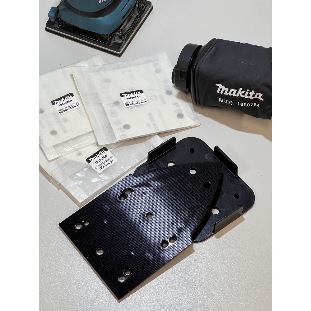 Аккумуляторная шлифовальная машина Makita DBO480Z, 18 В, 102х112 мм, 14000 об/мин, без АКБ и ЗУ (УЦЕНЕННЫЙ ТОВАР) (DBO480Z/BU)