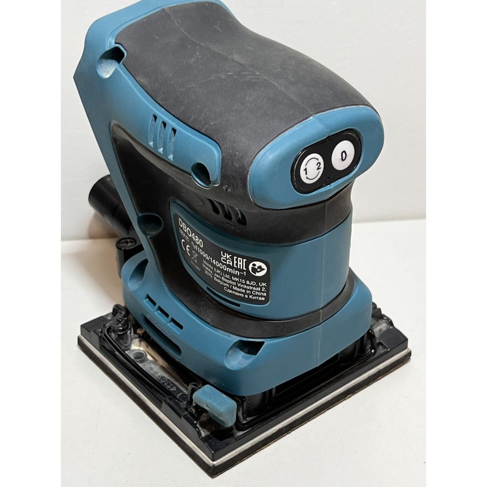 Аккумуляторная шлифовальная машина Makita DBO480Z, 18 В, 102х112 мм, 14000 об/мин, без АКБ и ЗУ (УЦЕНЕННЫЙ ТОВАР) (DBO480Z/BU)