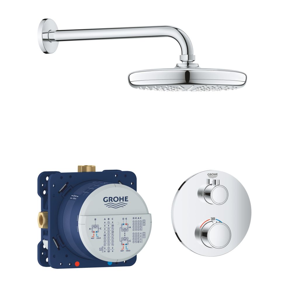 Набор для комплектации душа с Tempesta 210 GROHE Grohtherm (34726000)