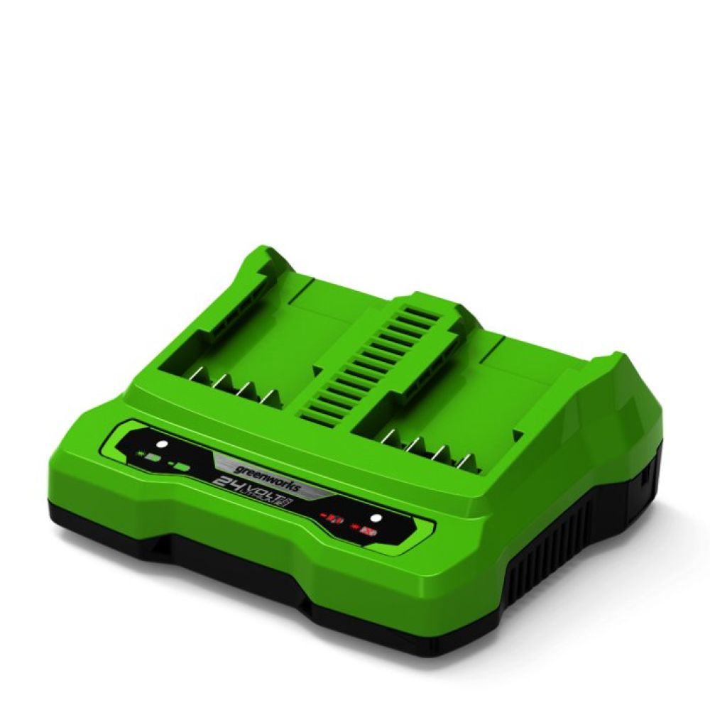 Зарядное устройство Greenworks, двойное, 24 В, 2 А, 2931907