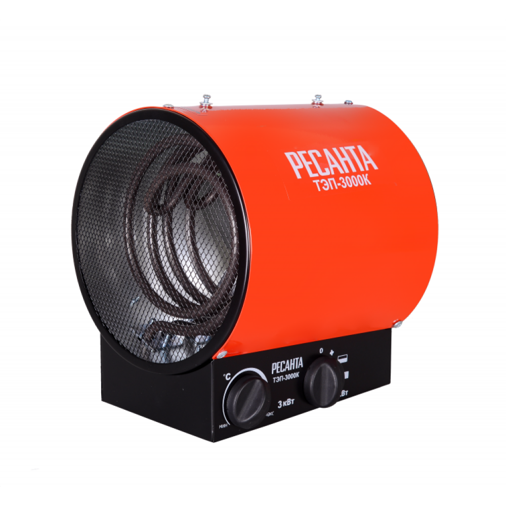 Пушка тепловая Ресанта ТЭП-3000К, электрическая, 3000 Вт, 67/1/8