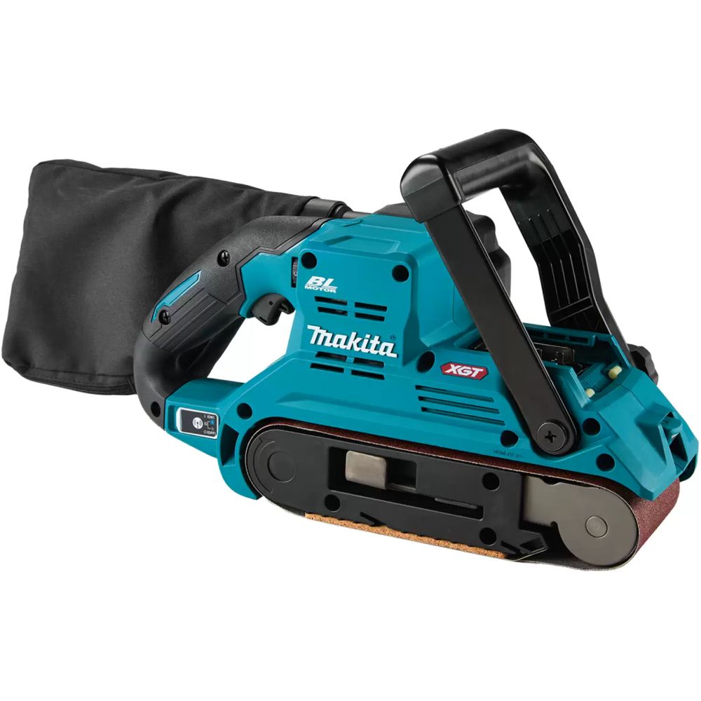 Аккумуляторная ленточная шлифмашина Makita BS001GZ, 40 В, 470 м/мин, без АКБ и ЗУ