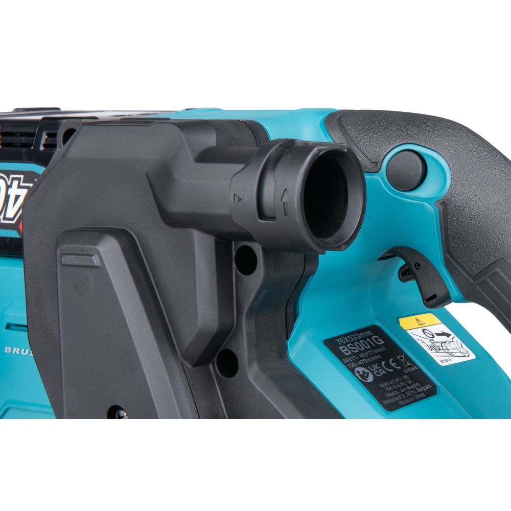 Аккумуляторная ленточная шлифмашина Makita BS001GZ, 40 В, 470 м/мин, без АКБ и ЗУ