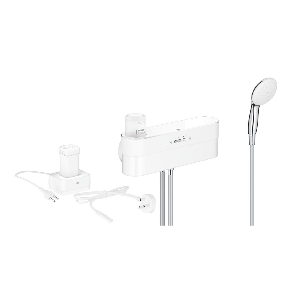 Душевой набор GROHE Purefoam, 2 режима, 1750 мм, 7,6 л/мин, хром (1050740000)