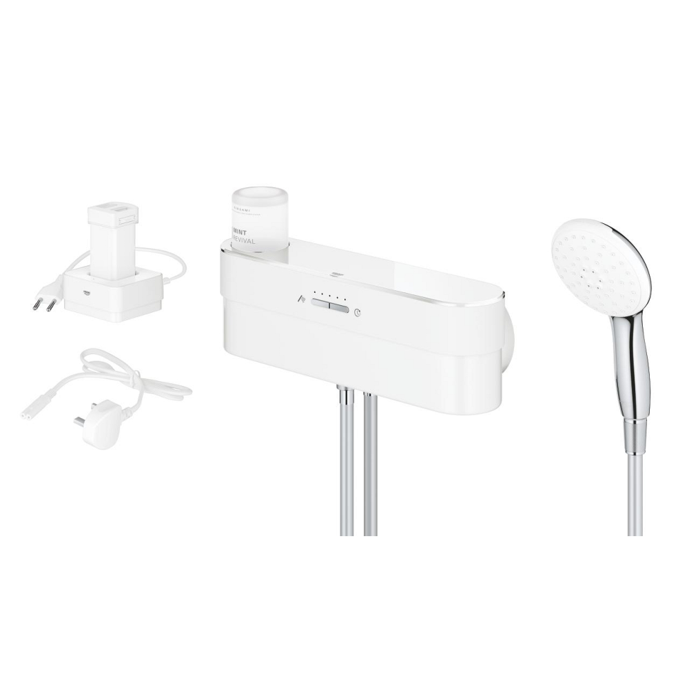 Душевой набор GROHE Purefoam, 2 режима, 1750 мм, 7,6 л/мин, хром (1050740000)
