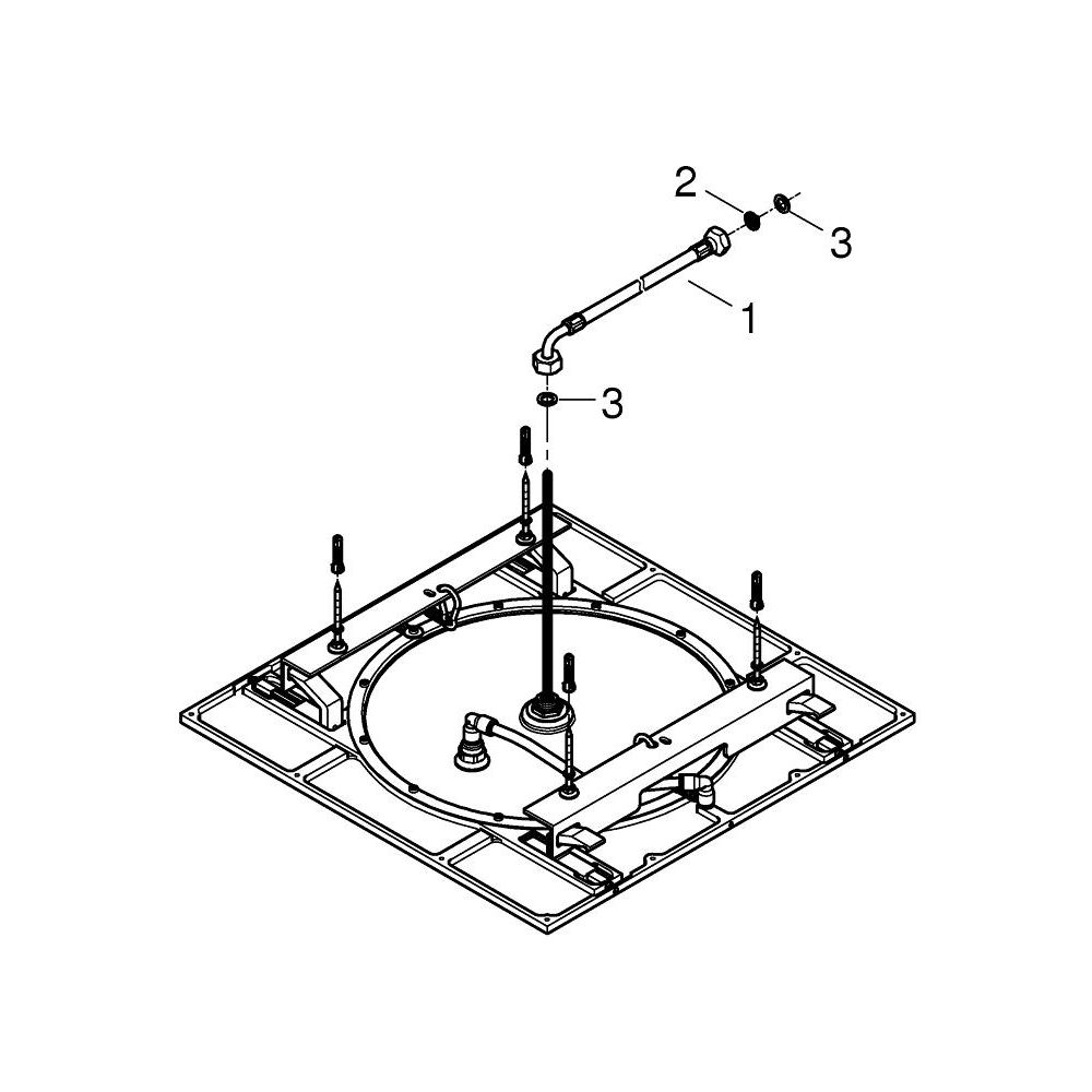 Верхний душ GROHE , (27286000)