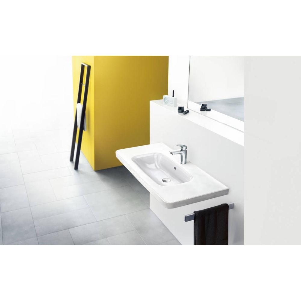 Смеситель для раковины hansgrohe Logis 100 CoolStart, со сливным гарнитуром 71102000, хром